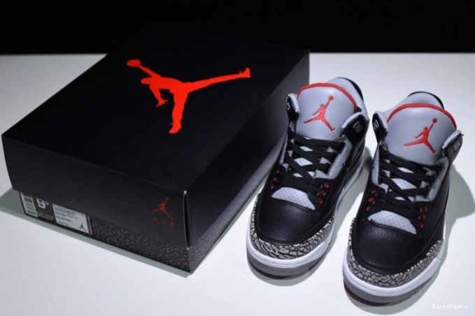 Kick Theory 854262-001 Air Jordan Black 3 Cement 0716